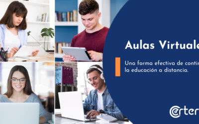 Aulas virtuales: Una forma efectiva de continuar la educación a distancia.